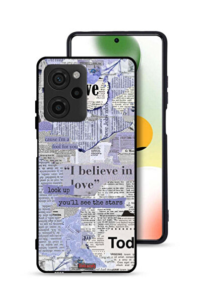 Tolwak غطاء حماية لهاتف Xiaomi Poco X5 Pro - قطع من الصحف