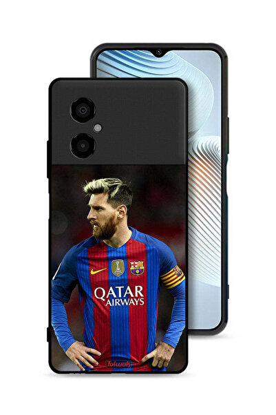 Tolwak غطاء الحماية Xiaomi Poco M4 M4 5G غطاء الحماية ميسي برشلونة