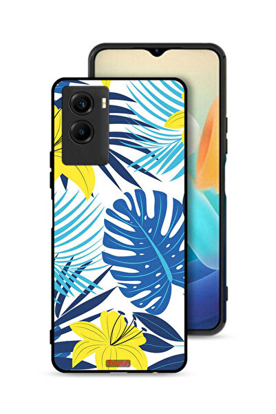 Tolwak غطاء حماية لهاتف Vivo Y55s 5G (2021) برسومات ريش وزهور