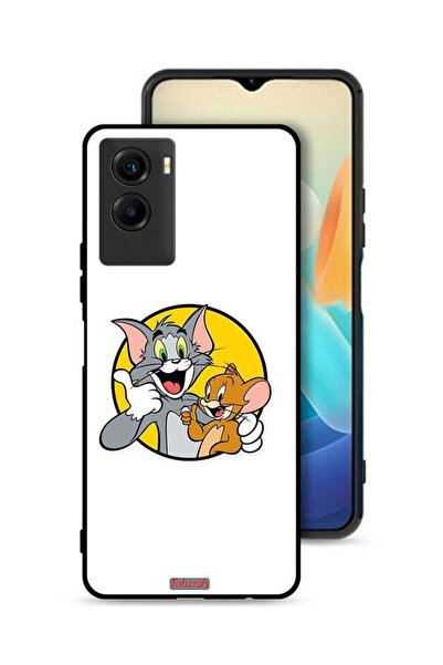 Tolwak غطاء حماية لهاتف Vivo Y55s 5G (2021) بتصميم توم وجيري