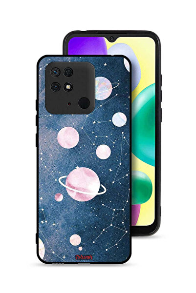 Tolwak Xiaomi Redmi 10C Protective Case Cover Space Art