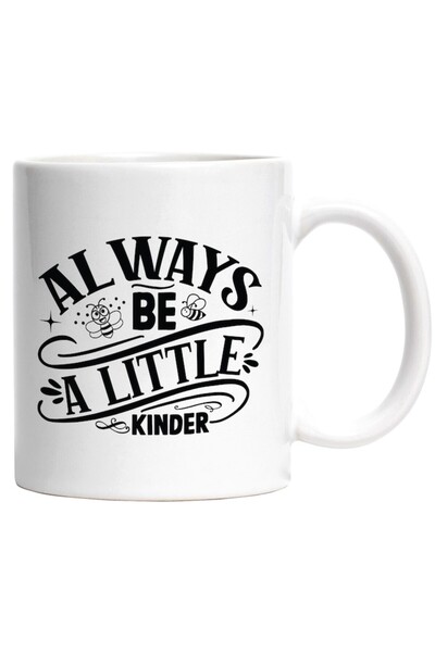 INOVATIX Cana alba personalizata, albine si ul Mereu fii putin mai buna, INOV...