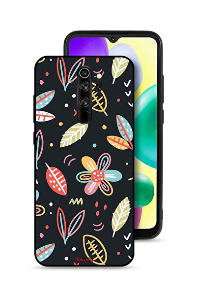 Tolwak Xiaomi Redmi Note 8 Pro Protective Case Cover Flowers And Leaves Abstr...