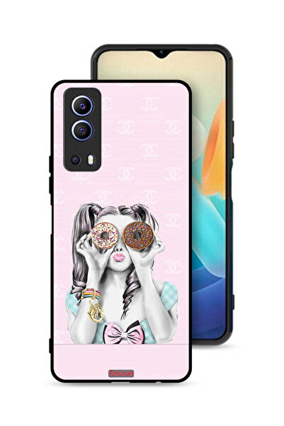 Tolwak Vivo iQOO Z3 5G Protective Case Cover Holding Two Donuts