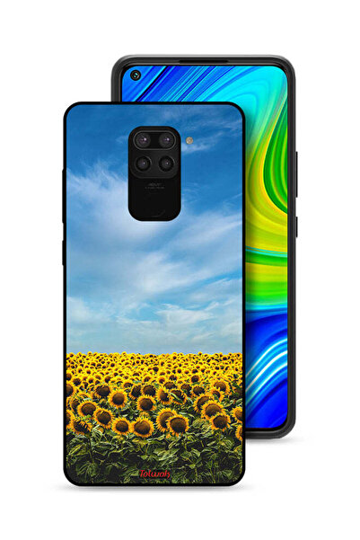 Tolwak غطاء حماية لهاتف شاومي ريدمي نوت 9 بطبعة عباد الشمس تحت السماء