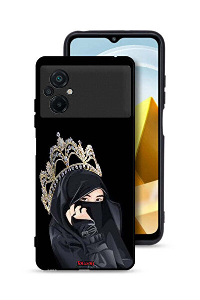 Tolwak غطاء حماية لهاتف شاومي بوكو M5 4G بتصميم فتاة الملكة