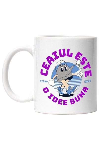 INOVATIX Personalized white mug, Merry Teapot Going Tea is a Good Idea, INOVATIX®. 330ml