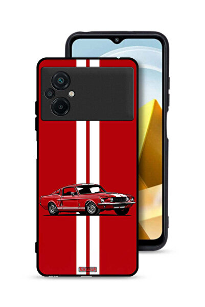 Tolwak Xiaomi Poco M5 4G Protective Case Cover Vintage Car Abstract Art