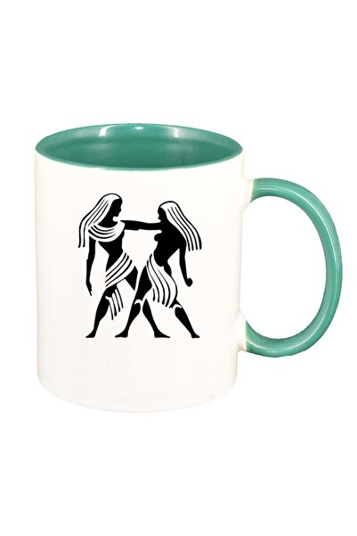 INOVATIX Cana alba personalizata, Zodie, interior verde, D152, INOVATIX®. 330ml