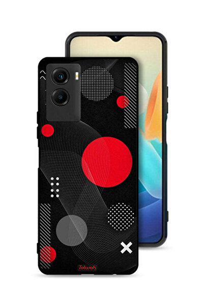 Tolwak غطاء حماية لهاتف Vivo Y55s 5G (2021) بنمط دائري ومتقاطع