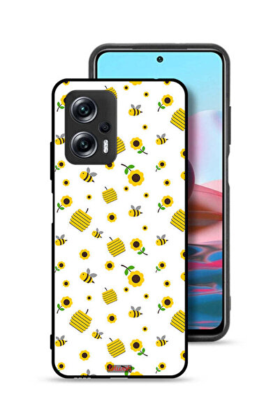 Tolwak غطاء حماية لهاتف شاومي ريدمي نوت 11T برو بلس 5G بنقشة عباد الشمس والنحل