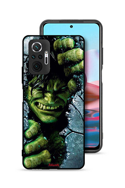 Tolwak غطاء حماية لهاتف شاومي ريدمي نوت 10 برو 4G - هالك المذهل