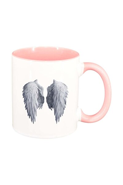 INOVATIX Cana alba personalizata, Inger, interior roz, D238, INOVATIX®. 330ml