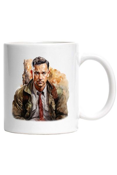 INOVATIX Personalized white mug, Forrest Gump, Fictional Character, Movie Lovers, INOVATIX®. 330ml