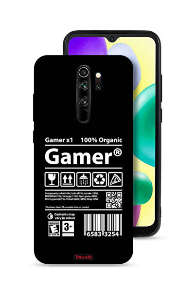 Tolwak غطاء حماية لجهاز شاومي ريدمي نوت 8 برو، ملصق للاعبين