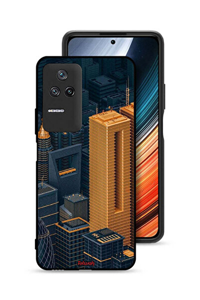 Tolwak غطاء حماية لهاتف Xiaomi Poco F4 - مباني فنية