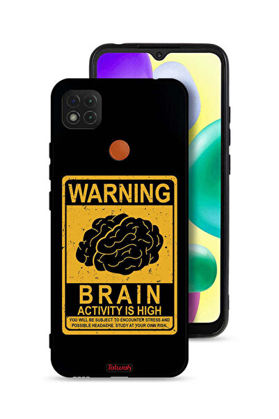 Tolwak غطاء حماية لهاتف Xiaomi Redmi 9C يحذر من ارتفاع نشاط الدماغ