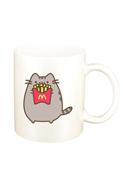 INOVATIX Cana alba personalizata, Emoji Cat, D1016, INOVATIX®. 330ml