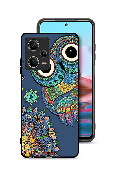 Tolwak غطاء حماية لهاتف شاومي ريدمي نوت 12 برو بتصميم بومة زهرية