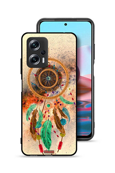 Tolwak غطاء حماية لهاتف شاومي ريدمي نوت 11T برو بلس 5G بنقشة ريش ماندالا معلق