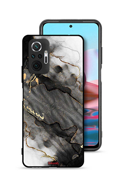 Tolwak غطاء حماية لهاتف شاومي ريدمي نوت 10 برو 4G، رخامي لامع