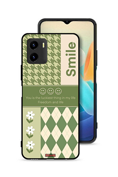 Tolwak Vivo Y15s Protective Case Cover Smile Is The Luckiest Thing In My Life
