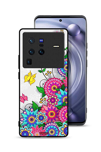 Tolwak غطاء حماية لهاتف Vivo X80 Pro بزهور ماندالا