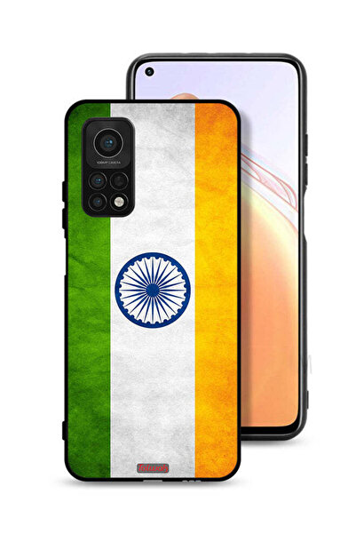 Tolwak غطاء حماية لهاتف Xiaomi Mi 10T Pro 5G بطبعة علم هندي مضيء
