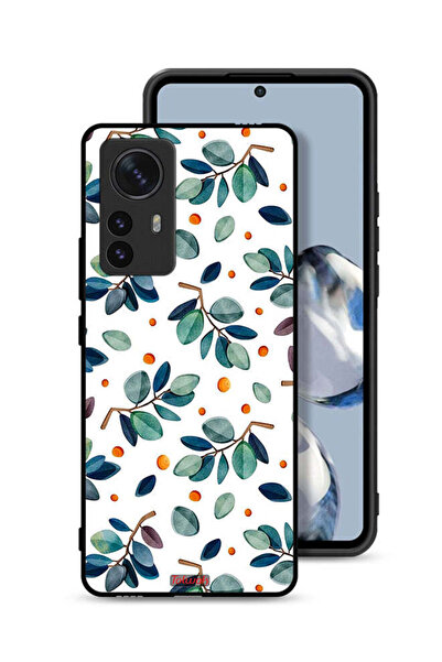 Tolwak غطاء حماية لهاتف Xiaomi 12S Pro بنقشة أوراق الشجر