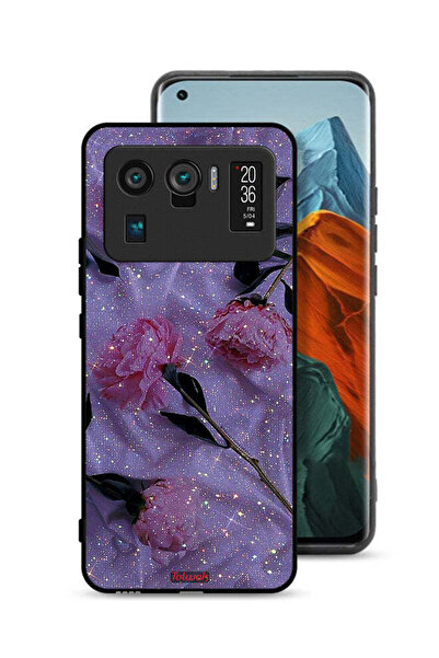 Tolwak غطاء حماية لهاتف شاومي مي 11 ألترا بنقشة ورود لامعة