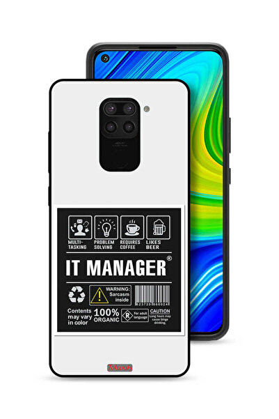 Tolwak غطاء حماية لهاتف شاومي ريدمي نوت 9، ملصق إدارة تكنولوجيا المعلومات