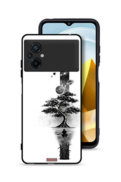 Tolwak Xiaomi Poco M5 4G Protective Case Cover Earth Space Art