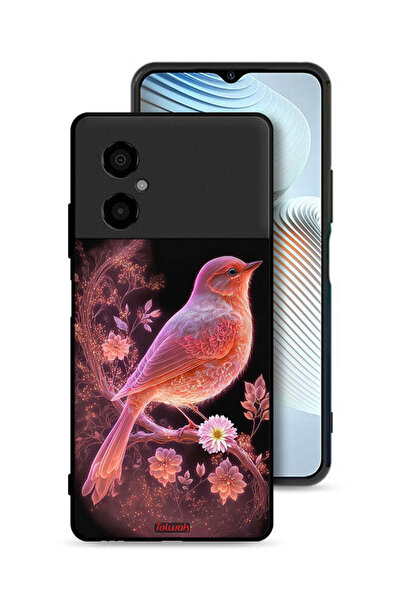 Tolwak Xiaomi Poco M4 5G Protective Case Cover Cute Bird Art