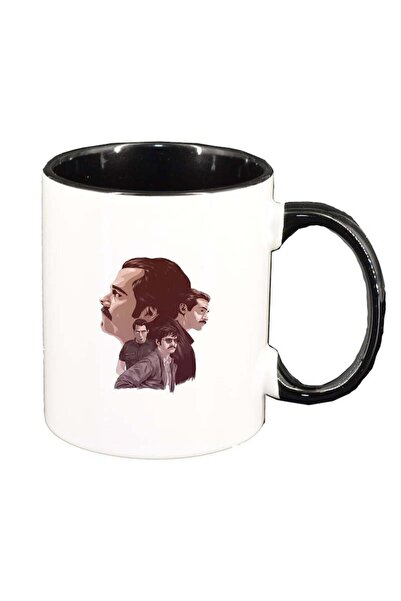 INOVATIX Cana alba personalizata, Narcos - Pablo Escobar, interior negru, D13...