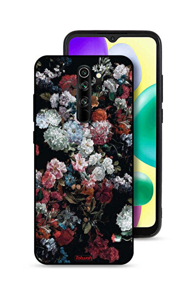 Tolwak غطاء حماية لهاتف شاومي ريدمي نوت 8 برو بنقشة الورود العتيقة