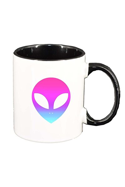 INOVATIX Персонализирана бяла чаша, Alien, черен интериор, D365, INOVATIX®. 3...