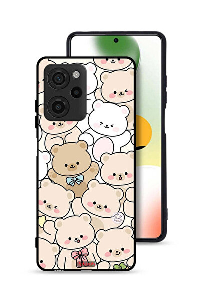 Tolwak غطاء حماية لهاتف Xiaomi Poco X5 Pro بنقشة الدببة