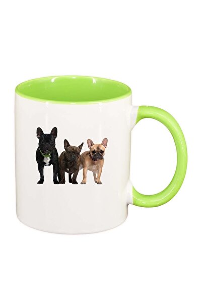 INOVATIX Cana alba personalizata, Dog, interior verde deschis, D346, INOVATIX...