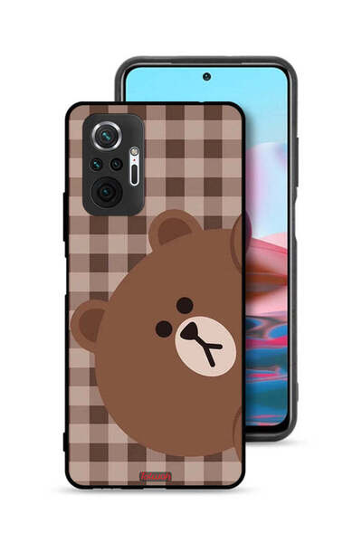 Tolwak غطاء حماية لهاتف شاومي ريدمي نوت 10 برو 4G بتصميم دب تيدي