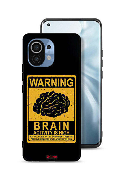 Tolwak غطاء حماية لهاتف Xiaomi Mi 11 تحذير من ارتفاع نشاط الدماغ