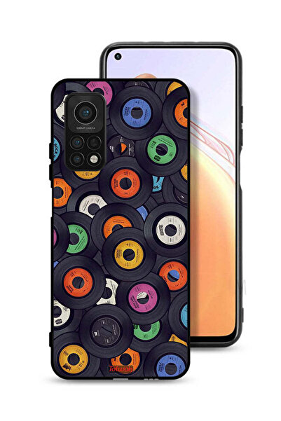 Tolwak غطاء حماية لهاتف Xiaomi Mi 10T Pro 5G بنمط أقراص مضغوطة