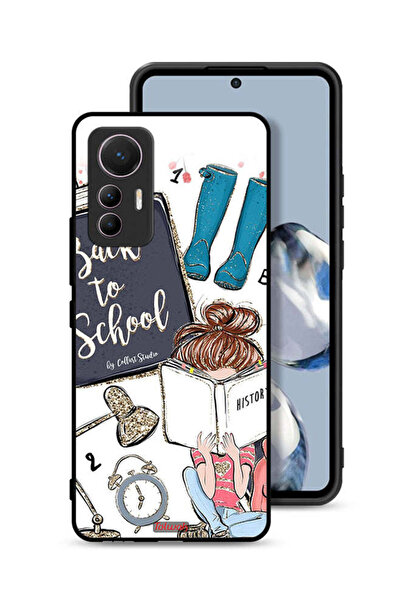 Tolwak غطاء حماية لهاتف شاومي 12 لايت - فتاة تقرأ التاريخ في المدرسة