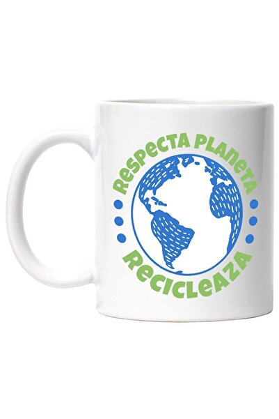 INOVATIX Cana alba personalizata, reapecta planeta recivleaza Pamanat poluare...