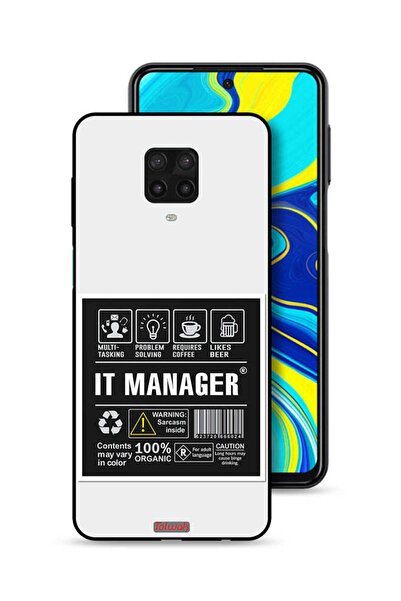 Tolwak غطاء حماية لجهاز شاومي ريدمي نوت 9 برو، ملصق مدير تكنولوجيا المعلومات