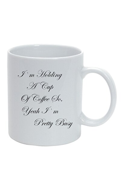 INOVATIX Cana alba personalizata, personalizata I m holding ,91 , INOVATIX®. ...