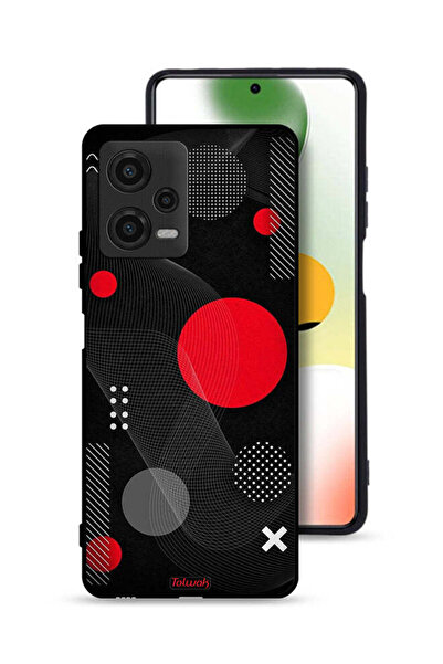 Tolwak غطاء حماية لهاتف شاومي بوكو X5 بنمط دائري ومتقاطع