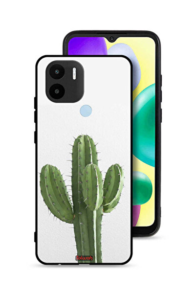 Tolwak غطاء حماية لهاتف شاومي ريدمي A1 بلس بنقشة نبات الصبار