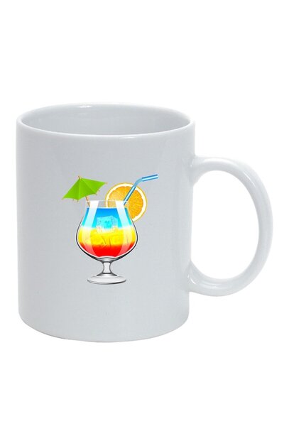 INOVATIX Cana alba personalizata, Cocktail, alb, D413, INOVATIX®. 330ml