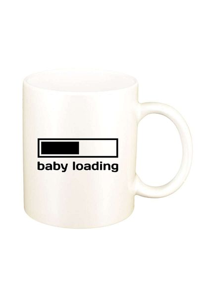 INOVATIX Personalized white mug, personalized, white pearl, 1, Baby loading, INOVATIX®. 330ml