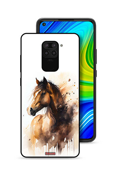 Tolwak غطاء حماية لهاتف شاومي ريدمي نوت 9 - فن تجريدي للخيول